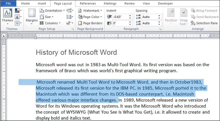 Microsoft Word 문서에서 줄 번호를 추가하거나 제거하는 방법