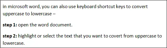 Cómo convertir mayúsculas a minúsculas en un documento de Microsoft Word