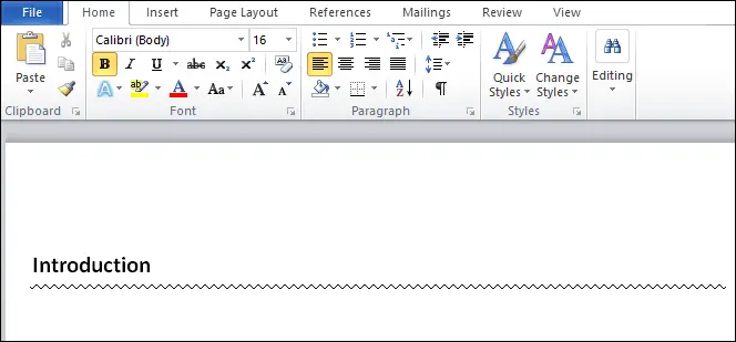 Cómo insertar una línea en Word