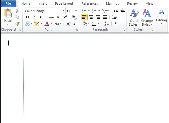 Cómo insertar una línea en Word