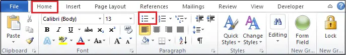 Como inserir marcadores em um documento do Word