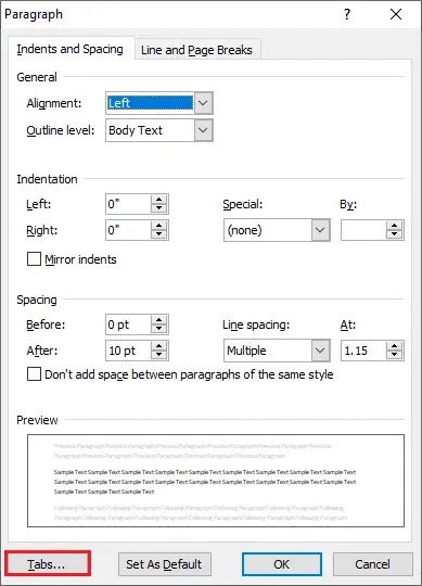 Cómo crear una tabla de contenido en Word