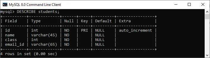 MySQL Canvia el tipus de columna