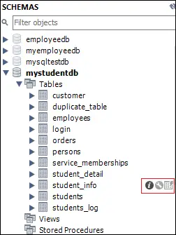 MySQL oszlopok megjelenítése