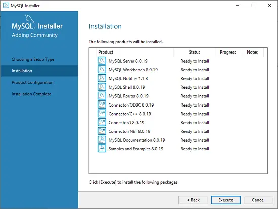 cómo instalar mysql