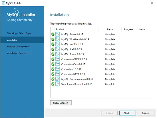 cómo instalar mysql