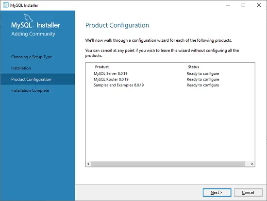 hoe mysql te installeren