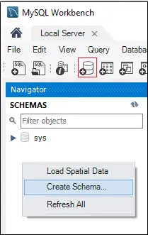 MySQL Crea database