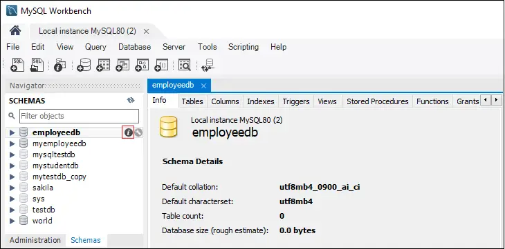 MySQL Database maken