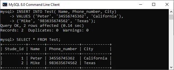 MySQL Ajouter/Supprimer une colonne