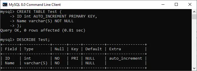 MySQL の列の追加/削除