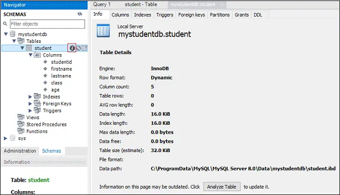 MySQL Workbench