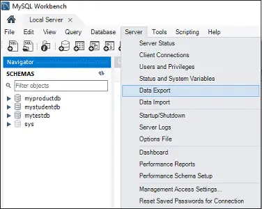 MySQL-werkbank