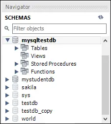 MySQL DESCRIPE TABLE