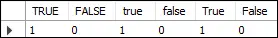 MySQL Boolean'ı