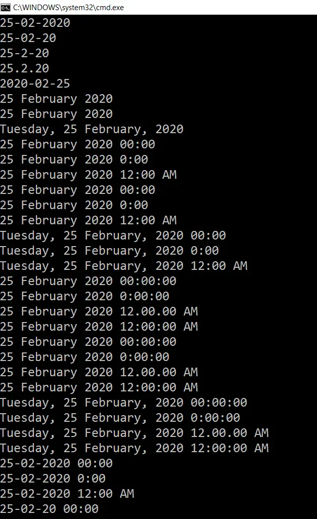 DateTime in C#