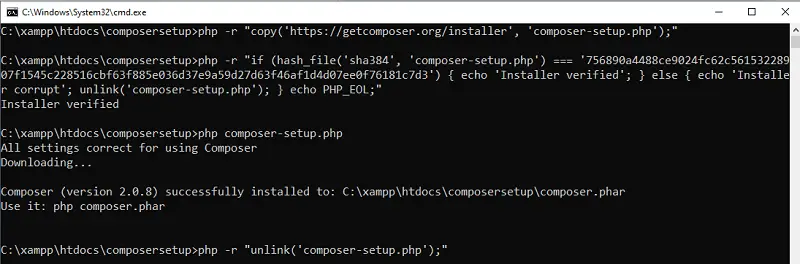 Hur man installerar Composer på Windows