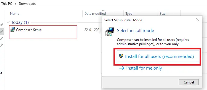 Hur man installerar Composer på Windows