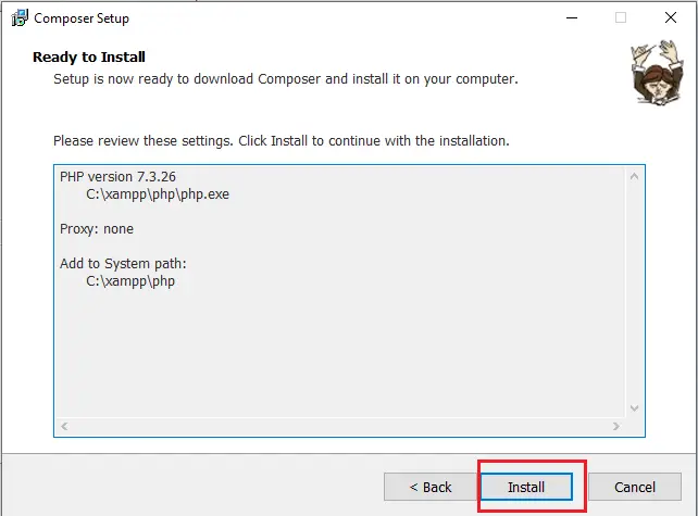 Cómo instalar Composer en Windows