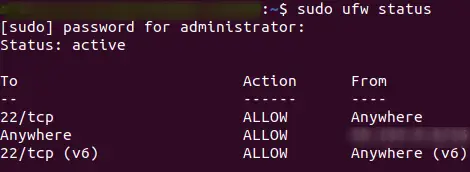 Ubuntu Wyłącz zaporę sieciową