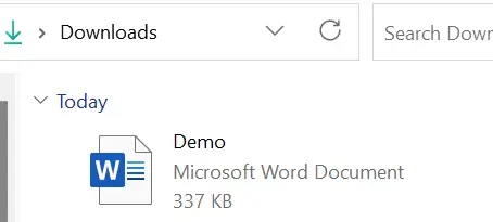 Open het Word-document