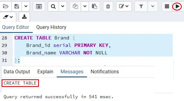 عمود إسقاط PostgreSQL