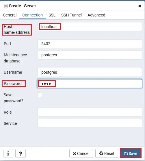 Conéctese a un servidor de base de datos PostgreSQL