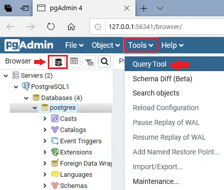 PostgreSQL Veritabanı Sunucusuna Bağlanma