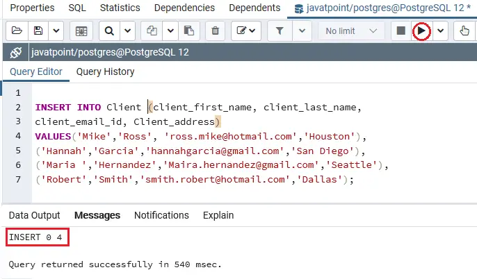 UUID PostgreSQL