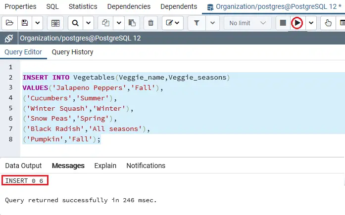 PostgreSQL serija