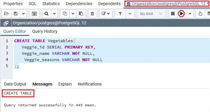 PostgreSQL seriel