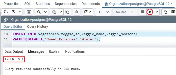 Serijska številka PostgreSQL