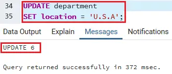 PostgreSQL-oppdatering