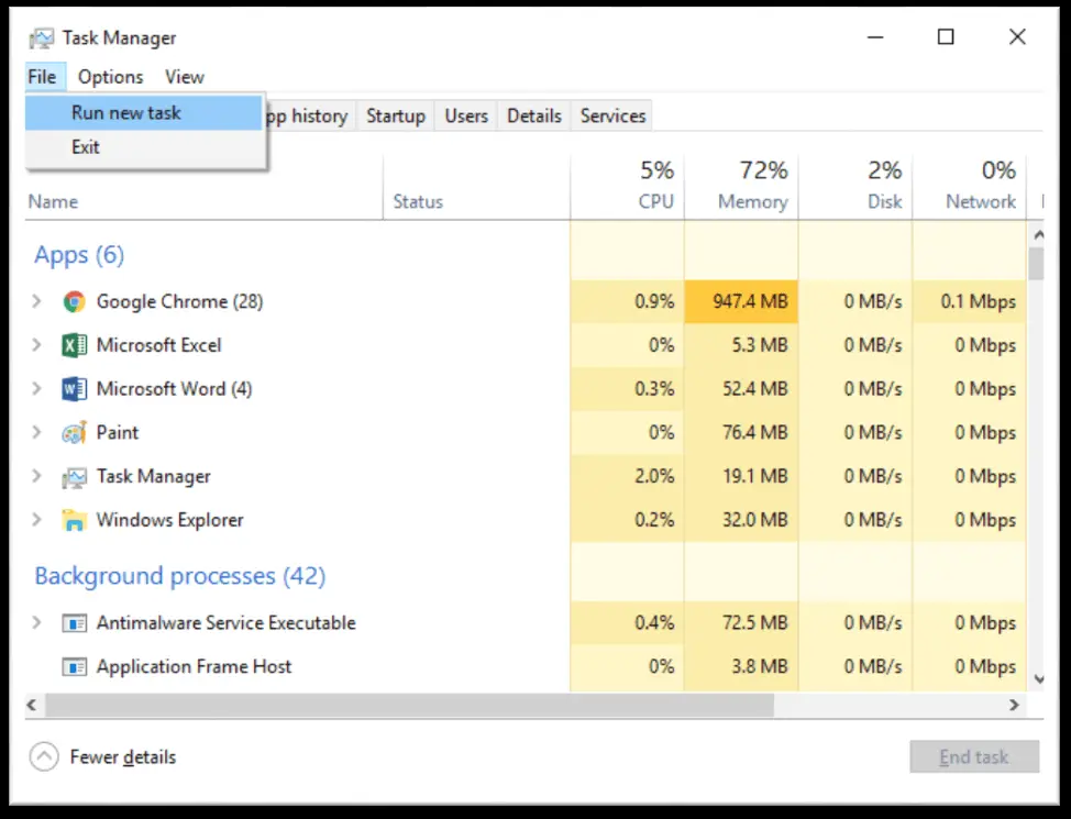 PowerShell exécuté en tant qu'administrateur