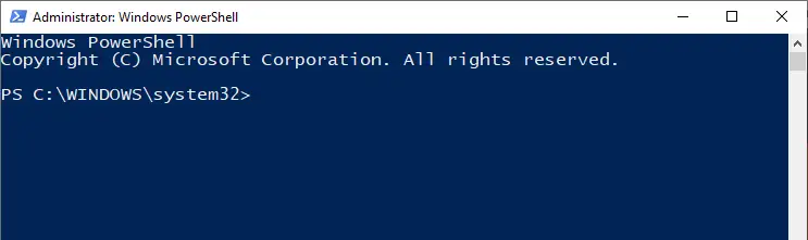 PowerShell uruchamiany jako administrator