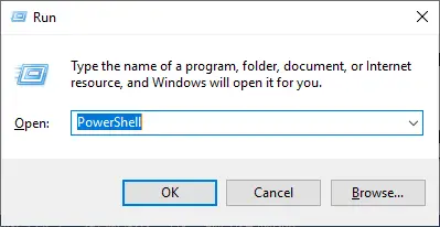 PowerShell wordt uitgevoerd als beheerder