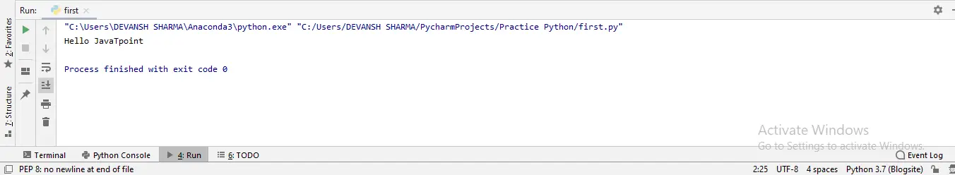 Cómo ejecutar el programa Python