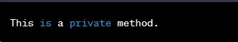 Приватний метод Python