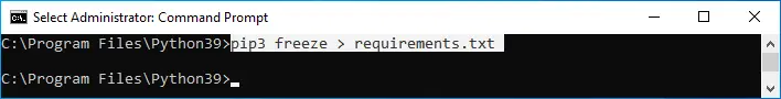 Como criar o arquivo Requisitos.txt em Python