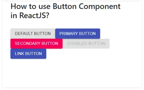 Pulsante in React