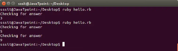 Ruby while ループ 3