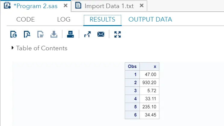 Formato dati numerici SAS