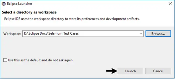 Installazione del Selenium WebDriver