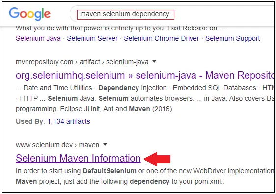 Selenium Maven