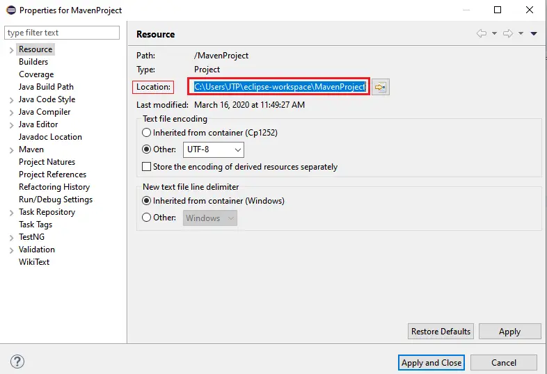 Selenium Maven