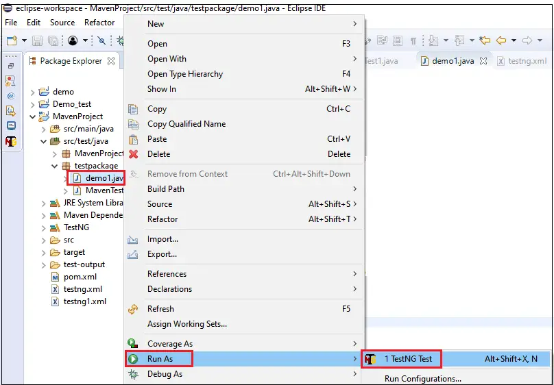 Selenium Maven