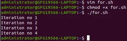 Prekini stavek za Loop v linuxu