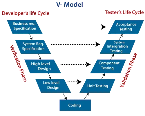 V modeli