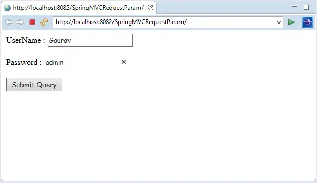 Spring MVC RequestParam Anotace