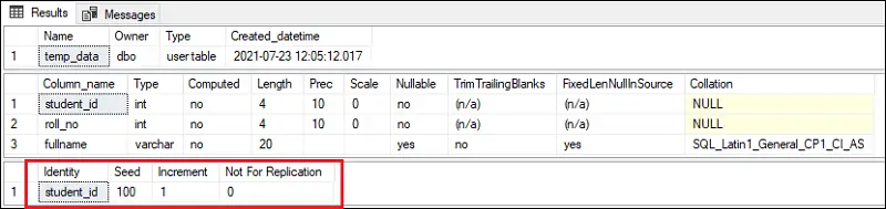 IDENTITAT SQL Server